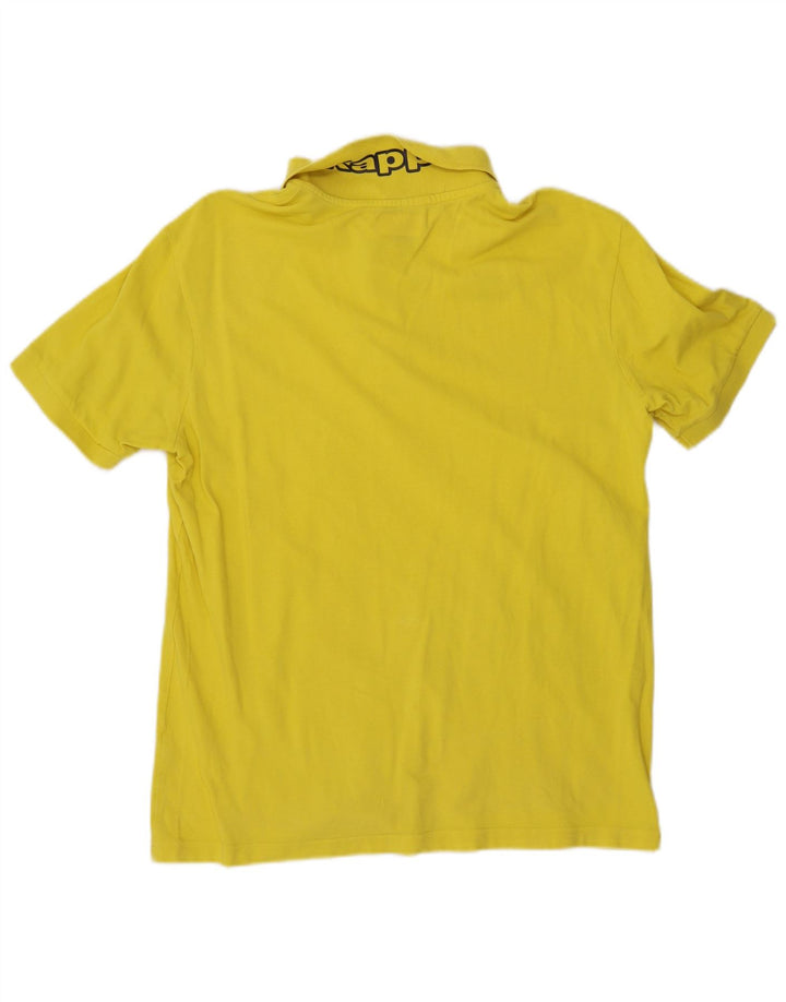 KAPPA Mens Polo Shirt XL Yellow
