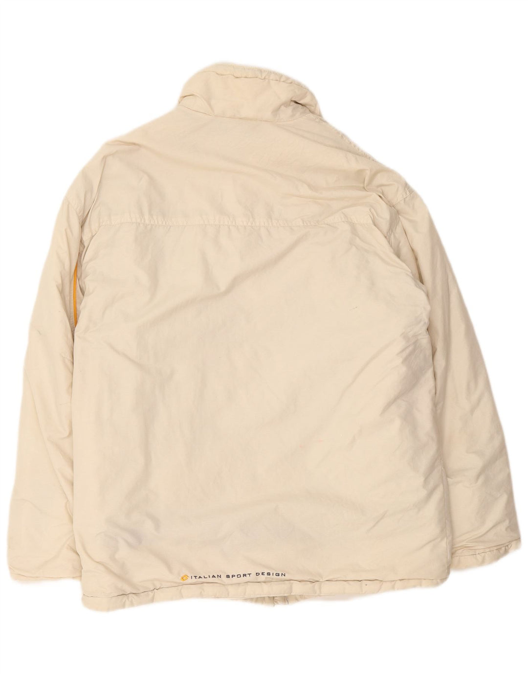 Lotto Mens Windbreaker Jacket UK 38 Medium Off White Nylon