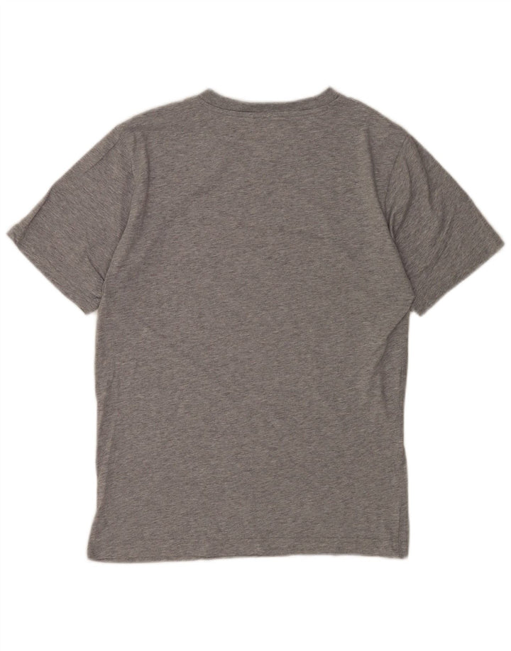 New Balance Mens Graphic T-Shirt Top Medium Grey Flecked