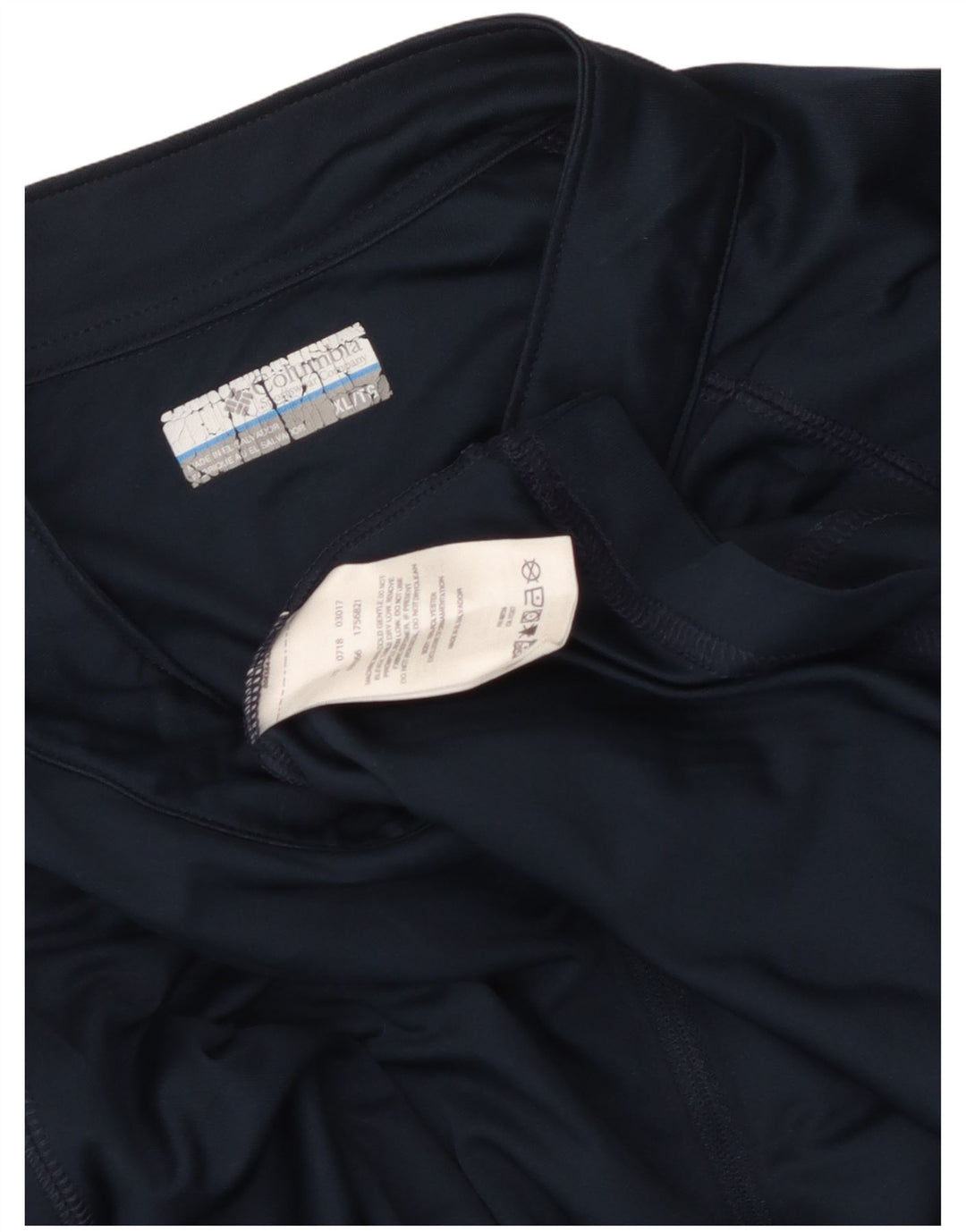 Columbia Mens Omni-Shade Graphic Pullover Tracksuit Top XL Navy Blue