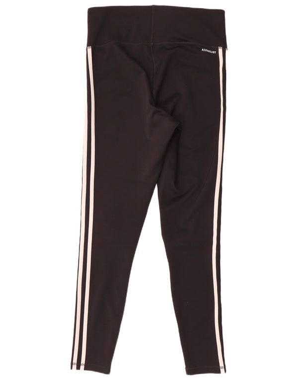 Adidas Womens Aeroready Leggings UK 12/14 Medium Black
