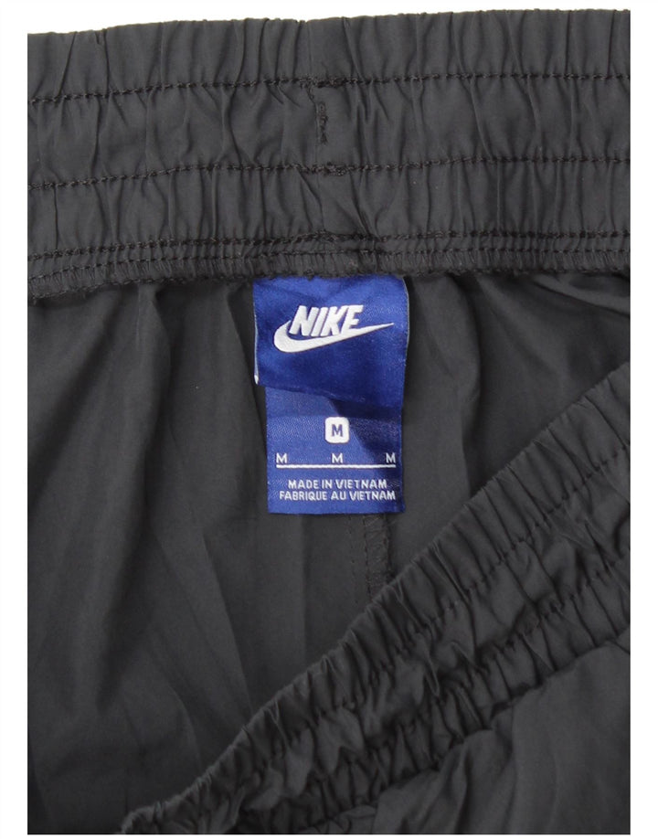 NIKE Womens Sport Shorts UK 14 Medium  Black Polyester