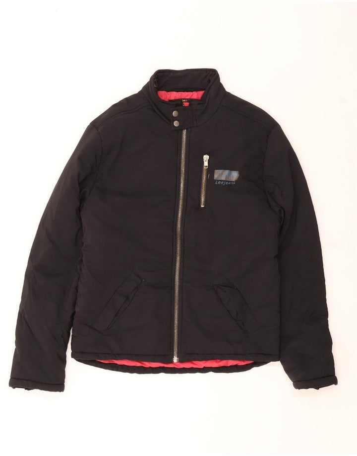 Lee Mens Padded Jacket UK 42 XL Black Polyester