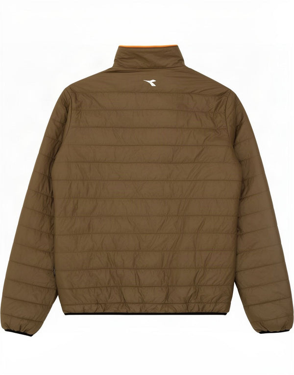 Diadora Mens Utility Reversible Padded Jacket UK 42 XL Khaki Polyester