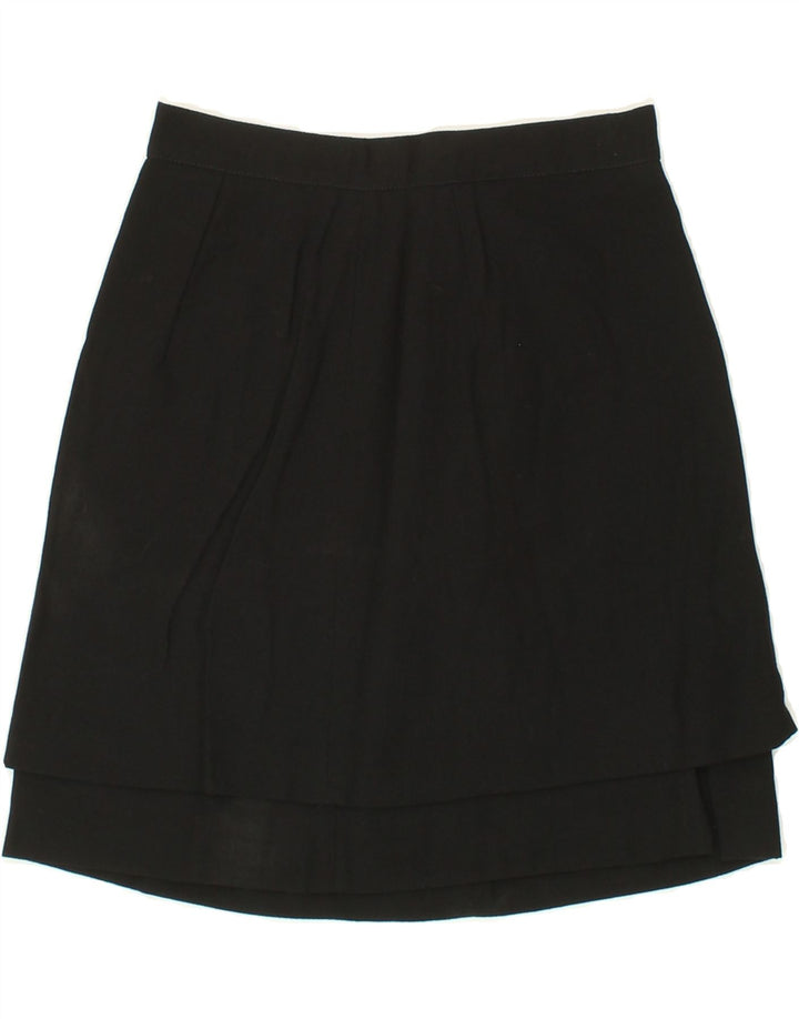 MAX & CO. Womens A-Line Skirt IT 40 Small W26 Black Viscose Vintage Max & Co. and Second-Hand Max & Co. from Messina Hembry 
