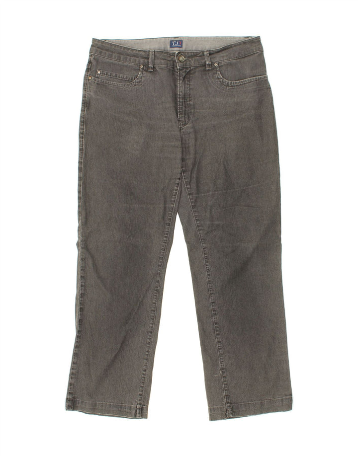 TRUSSARDI Womens Straight Jeans W33 L29 Grey Cotton Vintage Trussardi and Second-Hand Trussardi from Messina Hembry 