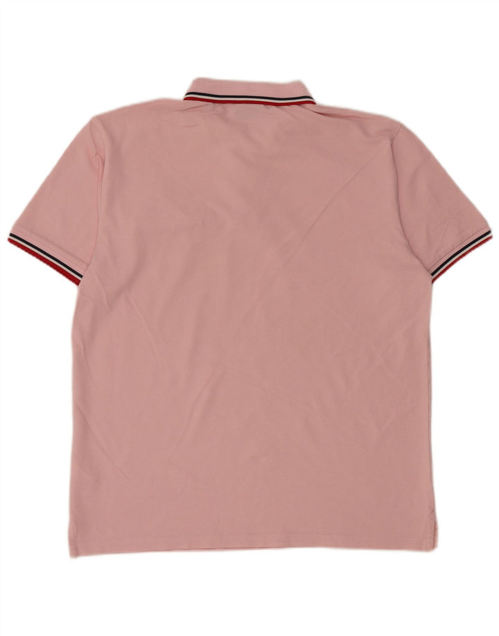 GANT Mens Polo Shirt Medium Pink Cotton