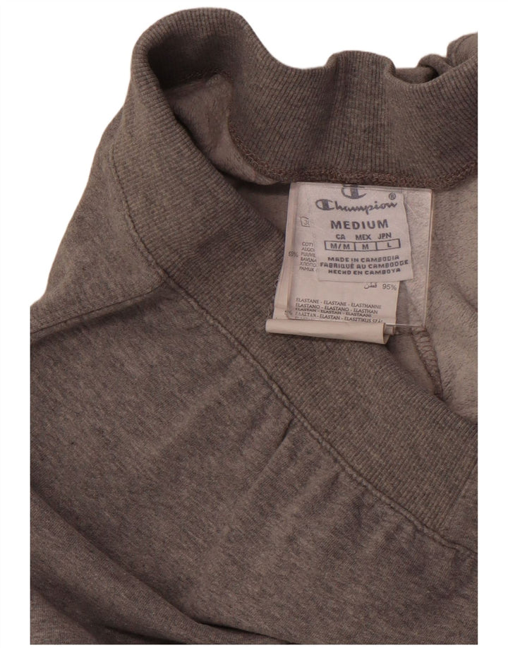 CHAMPION Womens Tracksuit Trousers Joggers UK 12 Medium Grey Cotton