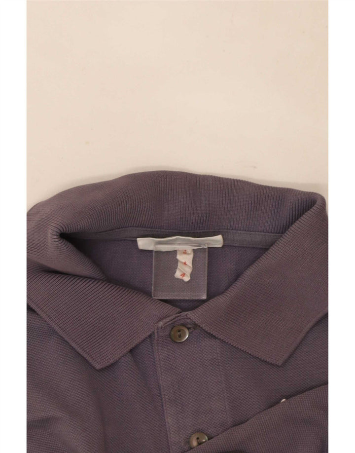 Lacoste Mens Polo Shirt Size 4 Medium Purple Cotton