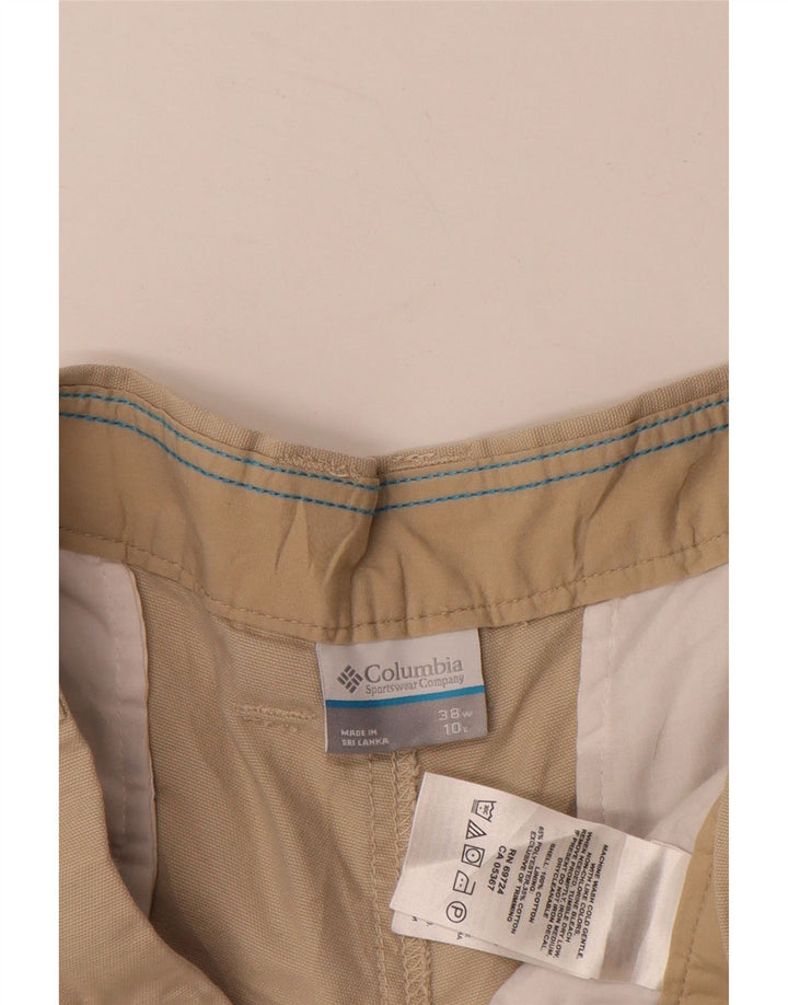 COLUMBIA Mens Cargo Shorts W38 XL Beige Cotton