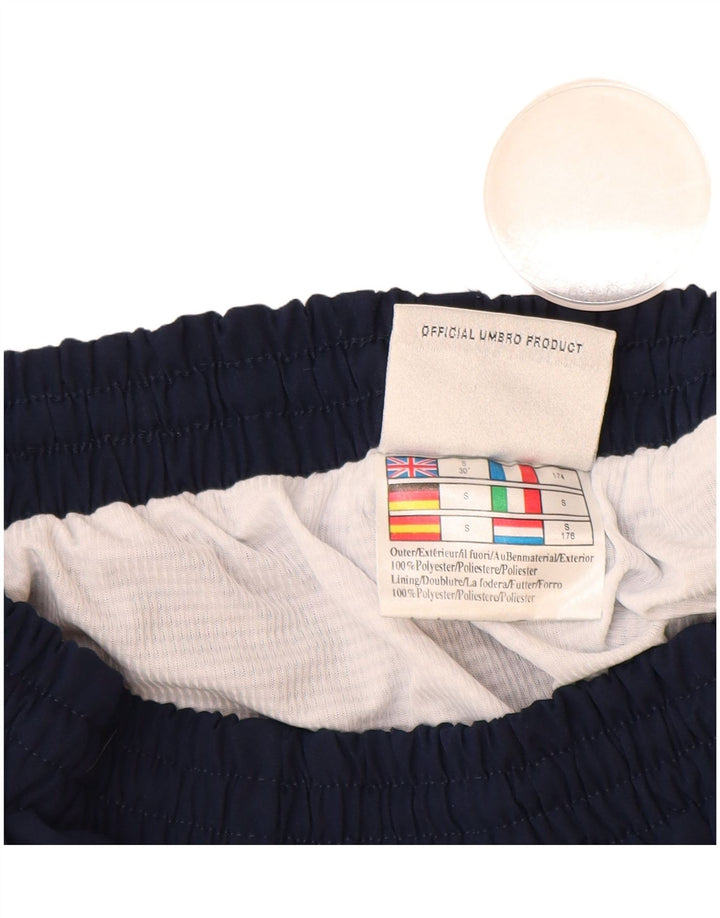 UMBRO Mens Tracksuit Trousers Joggers Small Navy Blue Polyester