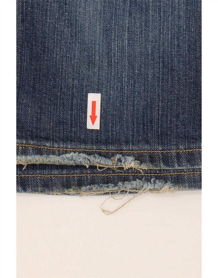 Wrangler Womens Eve Bootcut Jeans W28 L32 Blue Cotton