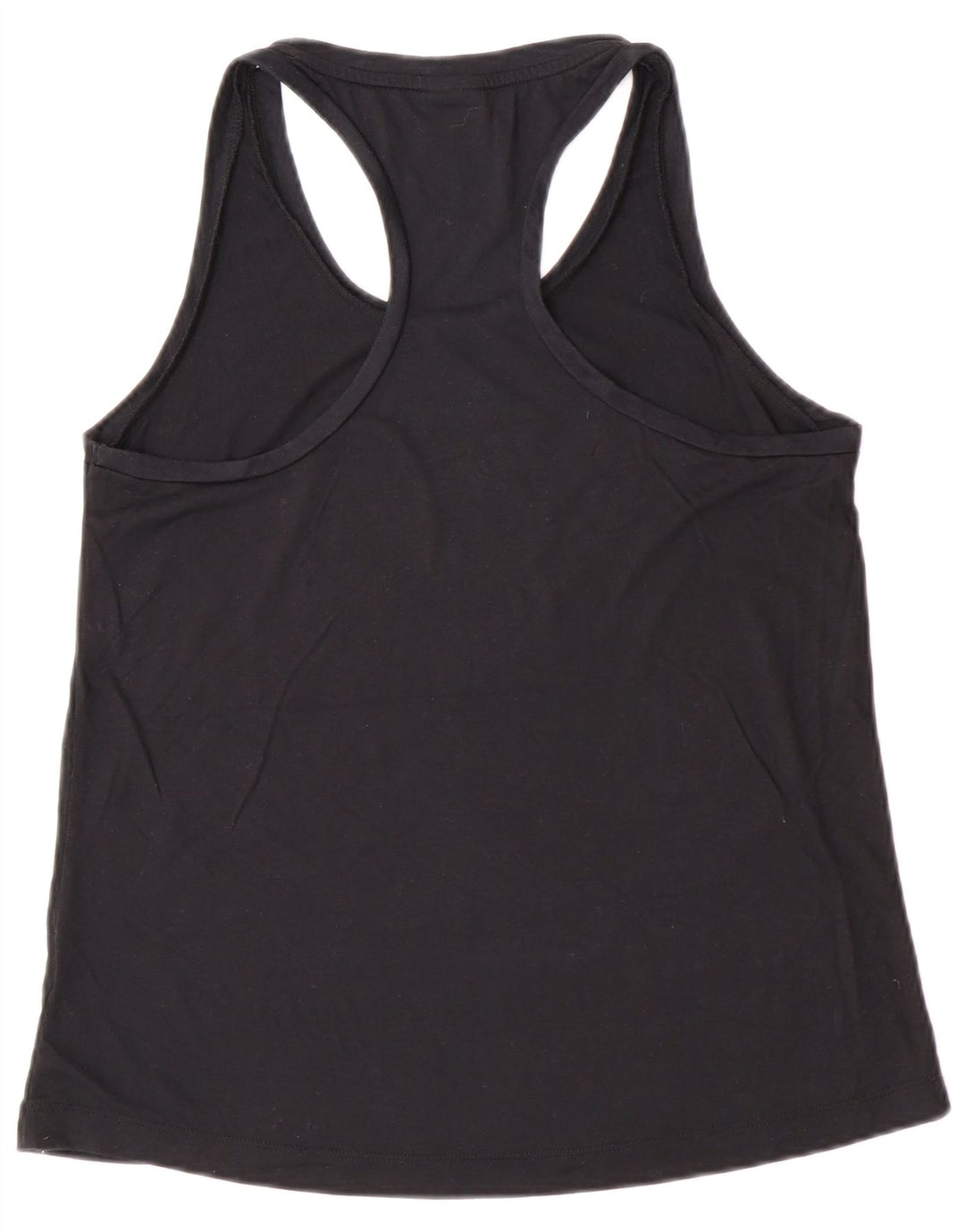 NIKE Womens Graphic Vest Top UK 10 Small Black