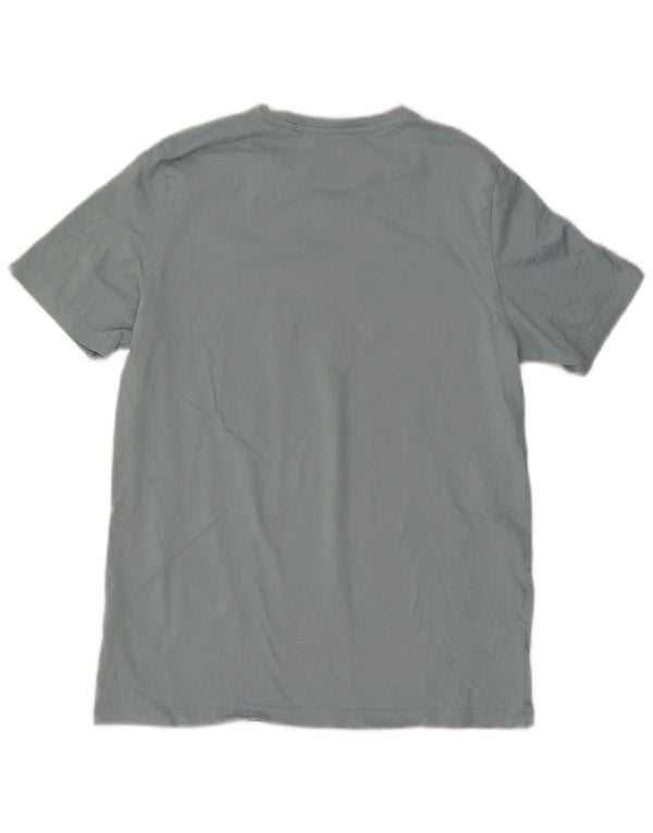 Adidas Boys Graphic T-Shirt Top 14-15 Years Blue Cotton