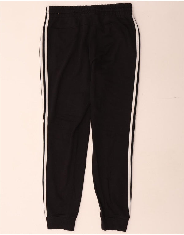 Adidas Womens Tracksuit Trousers Joggers UK 16/18 Large Black Cotton