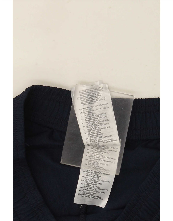 Adidas Mens Graphic Sport Shorts Small Navy Blue Polyester