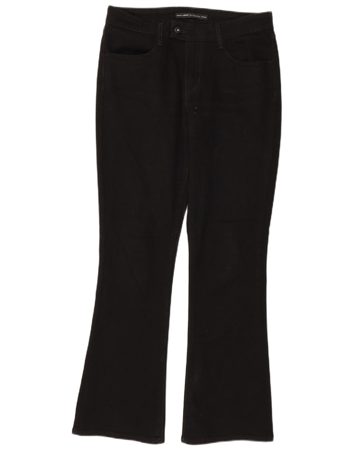 Levi's Womens Bootcut Jeans US 10 Large W32 L31 Black Cotton