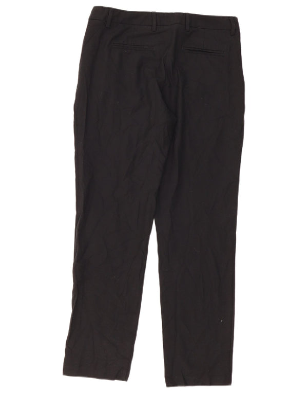 Marks & Spencer Womens Autograph Suit Trousers UK 10 Small W30 L28 Black