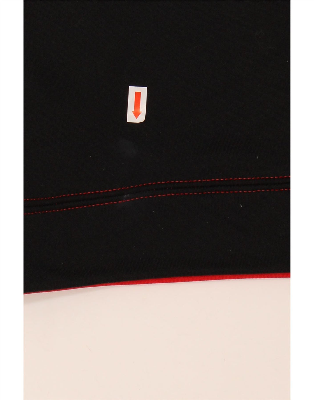 NIKE Boys Tracksuit Top Jacket 13-14 Years XL Black Colourblock Polyester