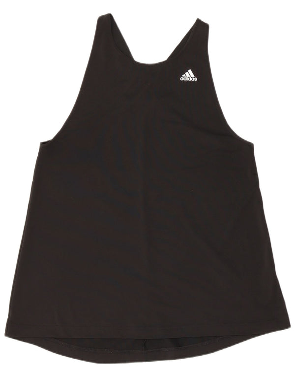 ADIDAS Womens Aeroready Vest Top UK 12/14 Medium Black