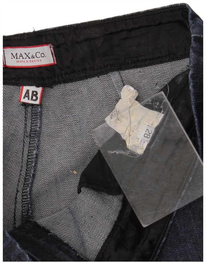 Max & Co. Womens Wide Leg Jeans W28 L28 Navy Blue