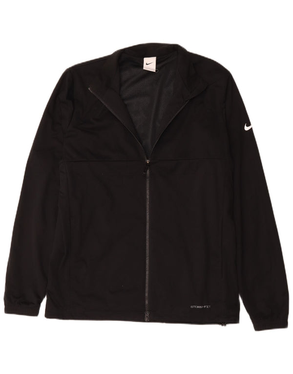 Nike Mens Storm-Fit Tracksuit Top Jacket Medium Black Polyester