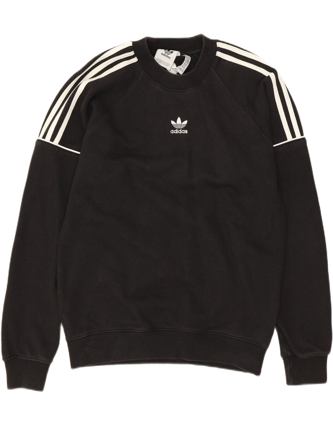 ADIDAS Mens Sweatshirt Jumper XS Black Cotton
