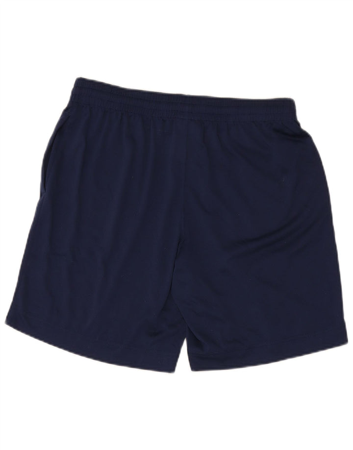 CHAMPION Mens Sport Shorts Medium  Navy Blue Polyester
