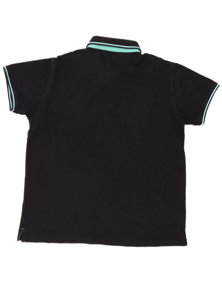 Trussardi Jeans Mens Polo Shirt XL Black