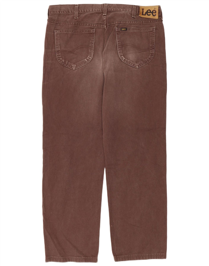Lee Mens Straight Jeans W36 L29 Brown