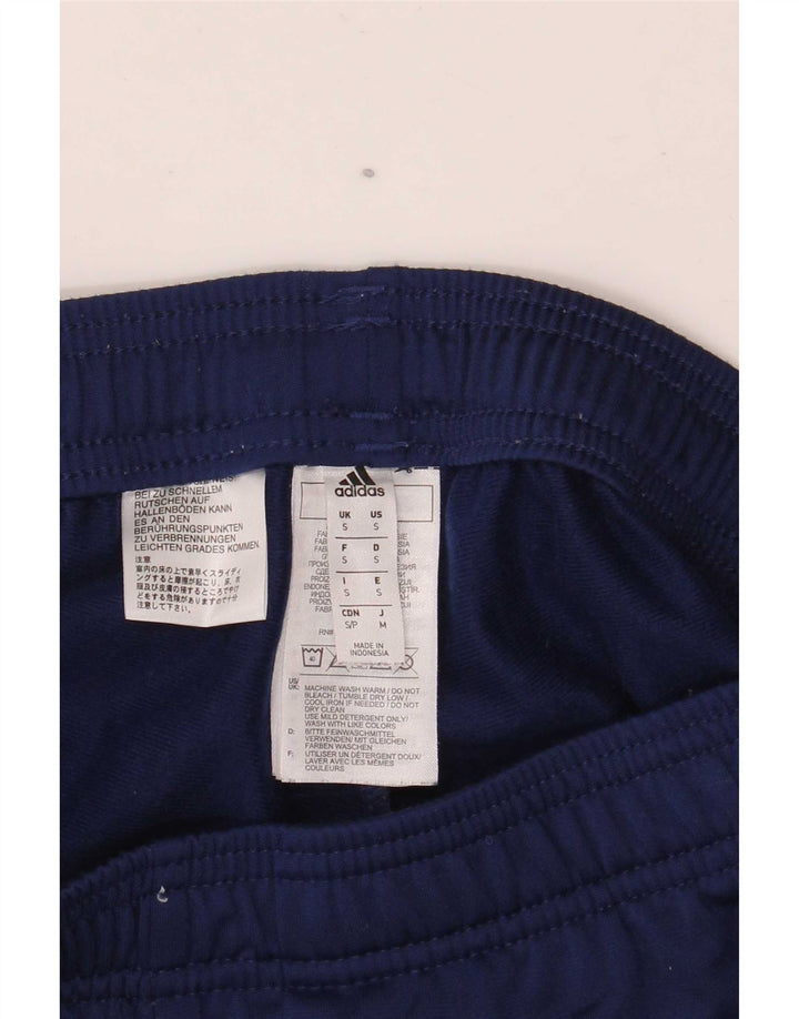 Adidas Mens Tracksuit Trousers Joggers Small Navy Blue Polyester