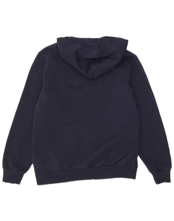 Converse Mens Zip Hoodie Sweater Medium Navy Blue Cotton
