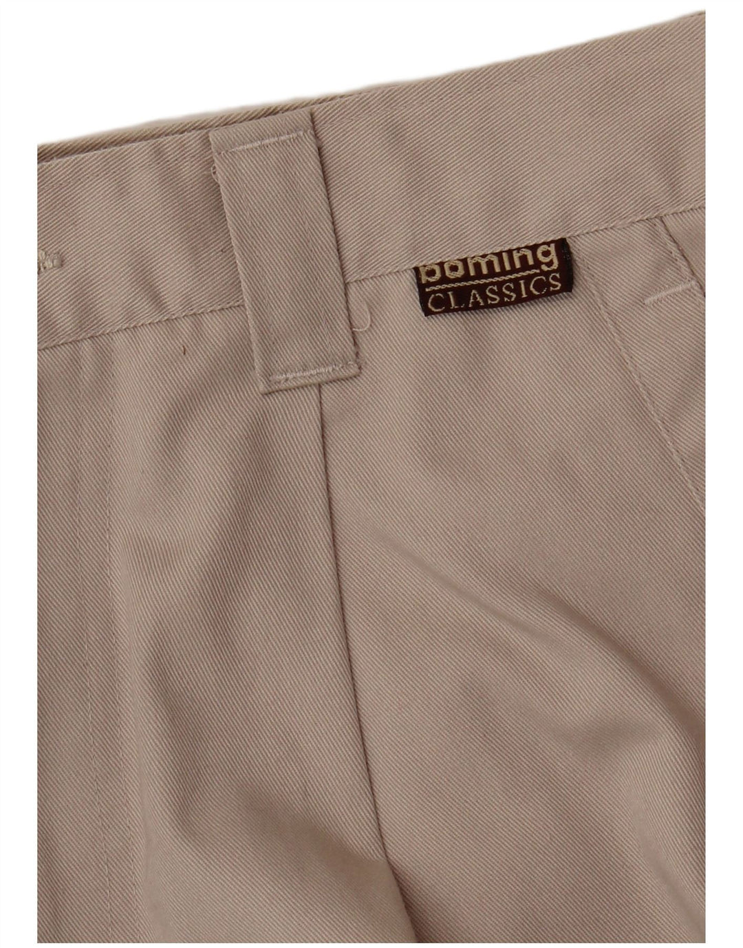 VINTAGE Mens Classics Straight Cargo Trousers W29 L29 Beige