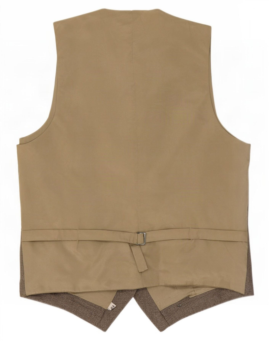 Vintage Mens Waistcoat IT 50 Medium Grey Herringbone
