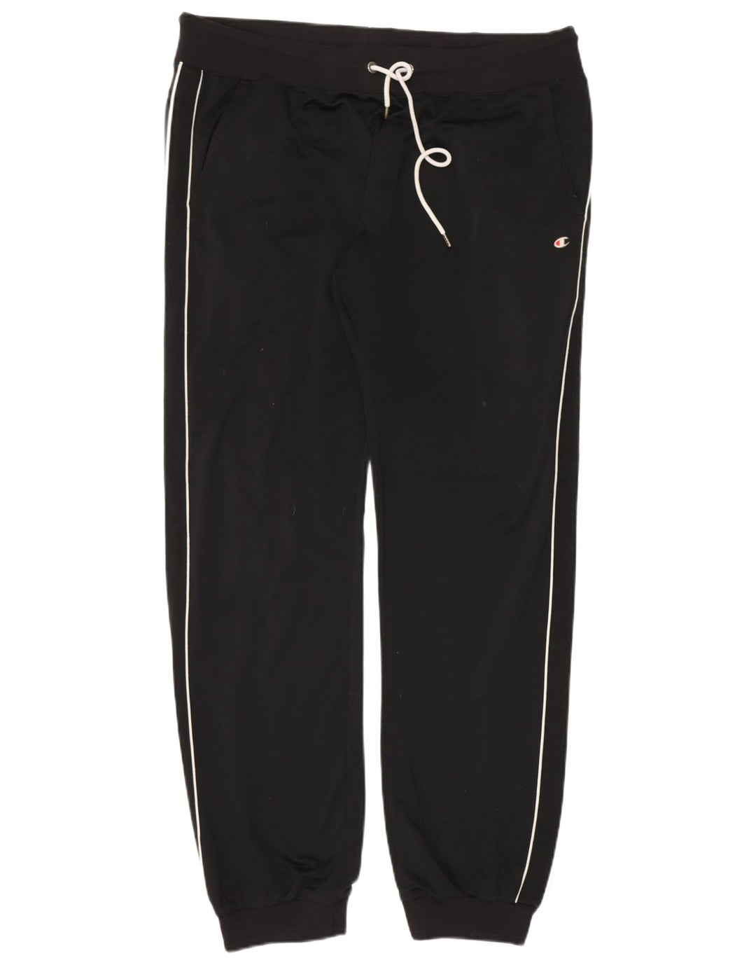 CHAMPION Mens Tracksuit Trousers Joggers 2XL  Black Polyester