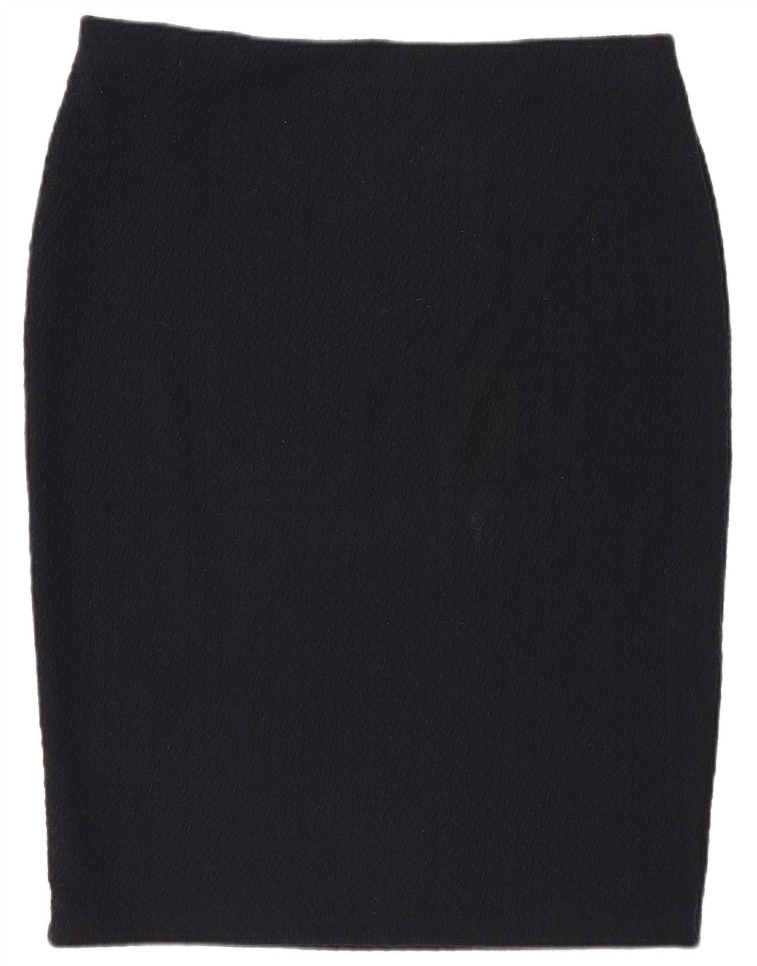 Marks & Spencer Womens Pencil Skirt UK 14 Large W32 Navy Blue Polyester