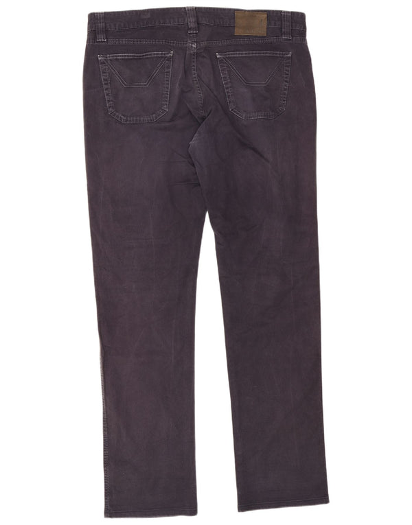 Jeckerson Mens Slim Jeans W40 L35 Navy Blue Cotton