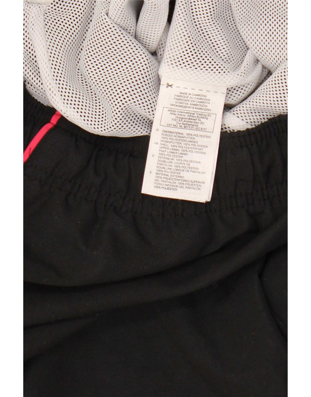 Reebok Mens Tracksuit Trousers XL Black Polyester