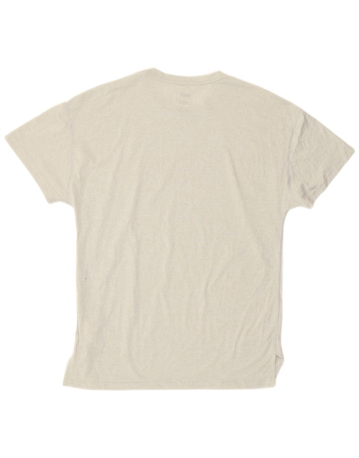 Puma Mens T-Shirt Top Medium Grey Flecked Polyester