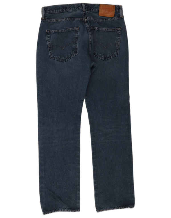 Levi's Mens 501 Straight Jeans W32 L32 Blue Cotton