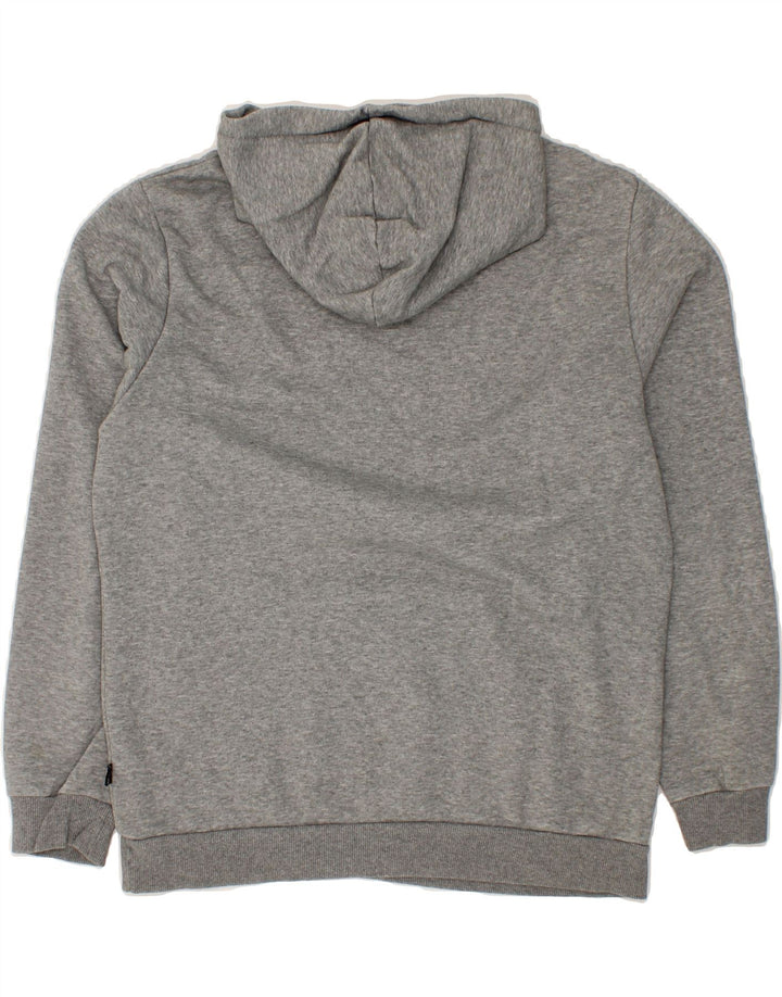 PUMA Mens Hoodie Jumper Medium Grey Cotton Vintage Puma and Second-Hand Puma from Messina Hembry 