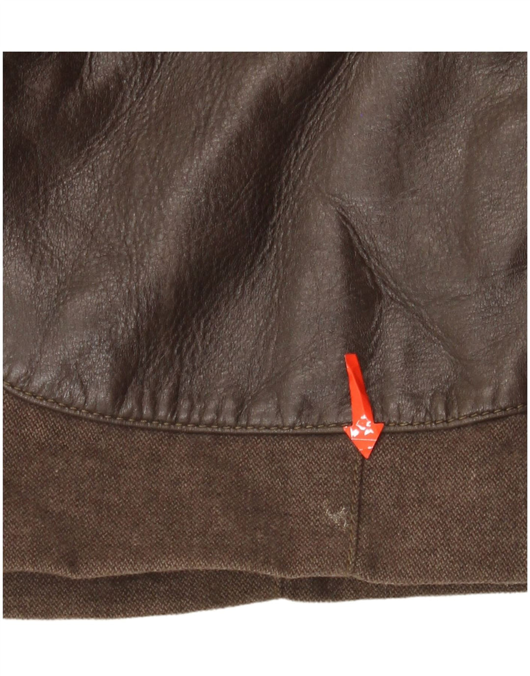 Vintage Mens Leather 2 Button Blazer Jacket UK 42 XL Brown