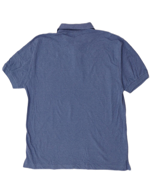 Lotto Mens Polo Shirt Large Blue Cotton