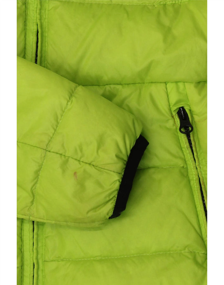 Blauer Womens Crop Padded Jacket UK 10 Small Green Polyamide