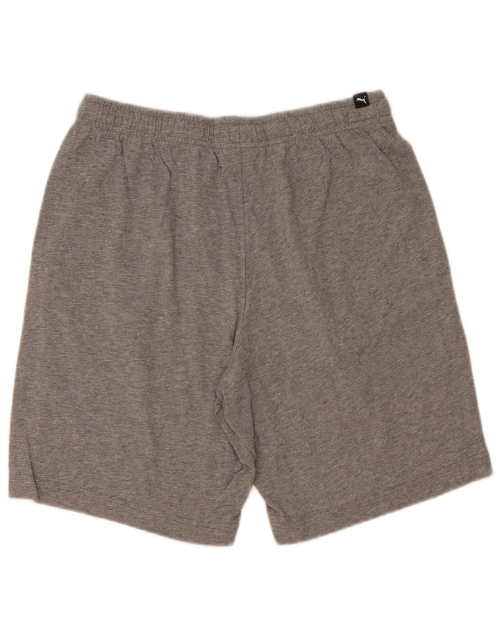 Puma Mens Sport Shorts Medium  Grey Cotton