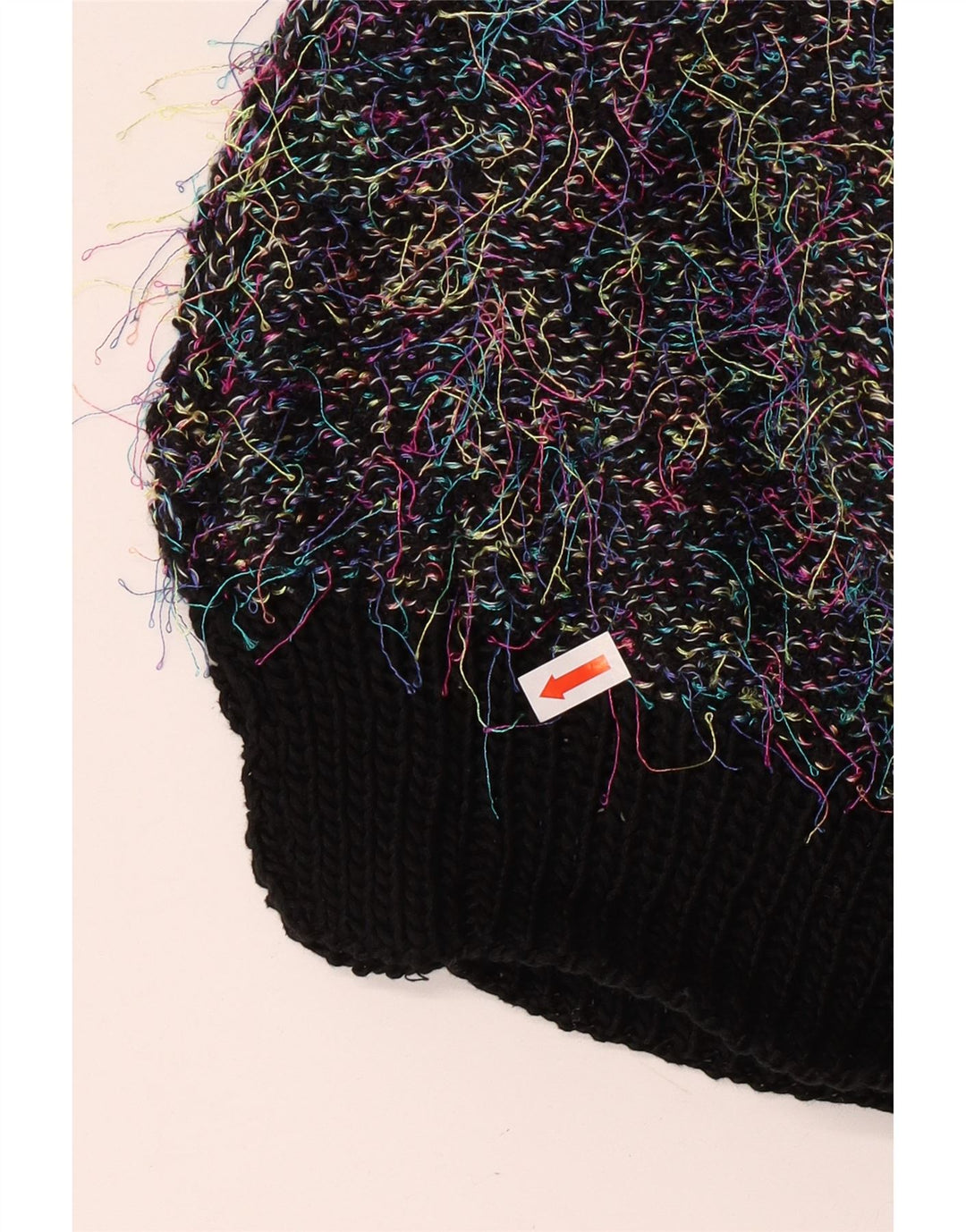 Vintage Womens Oversized Turtle Neck Jumper Sweater UK 18 XL Multicoloured