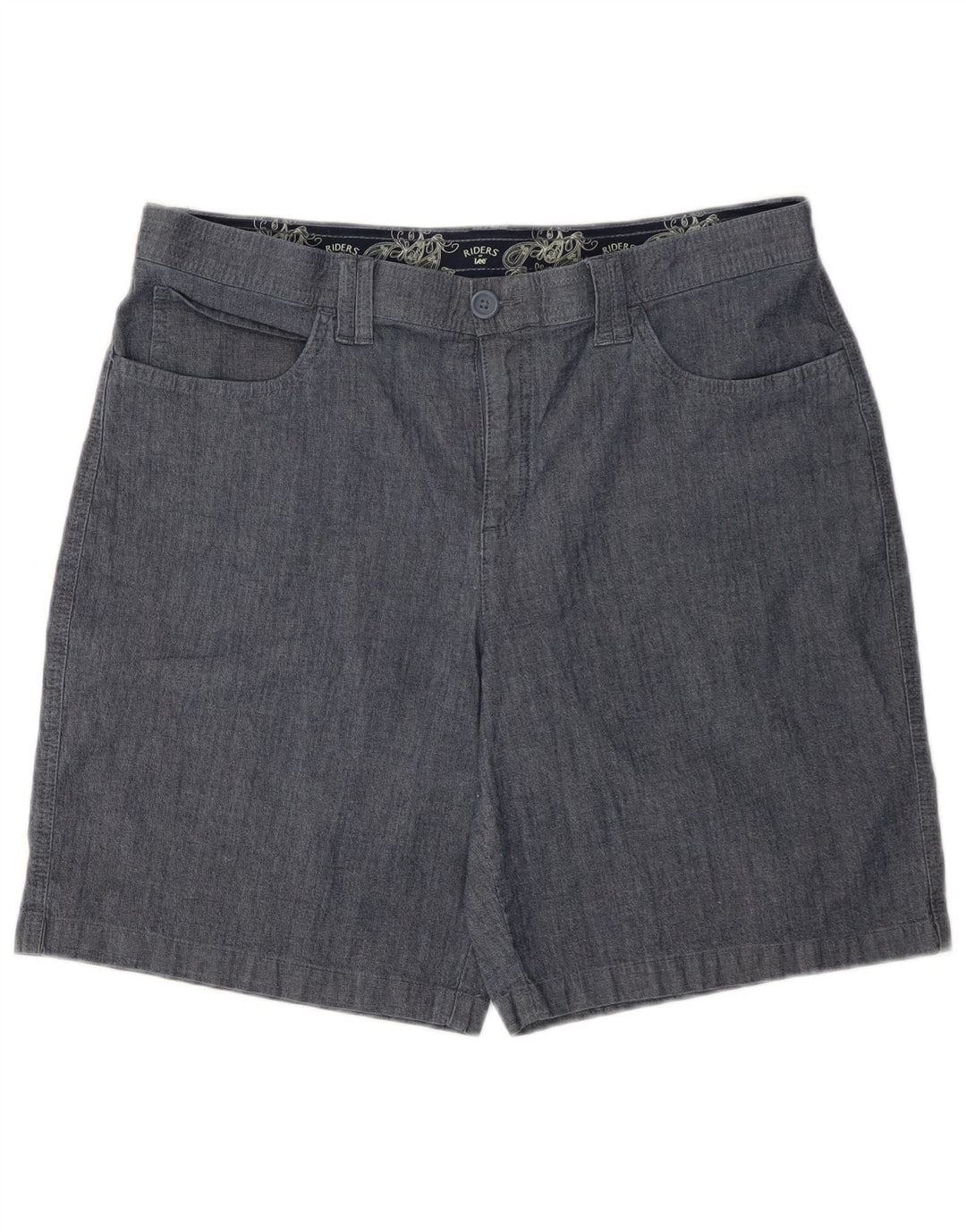 LEE Womens Riders Casual Shorts US 14 XL W36  Blue Cotton