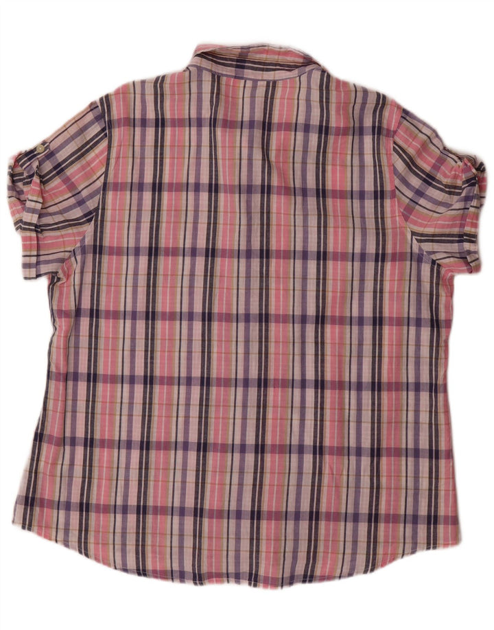 LEE Womens Riders Oversized Shirt UK 18 XL Multicoloured Check