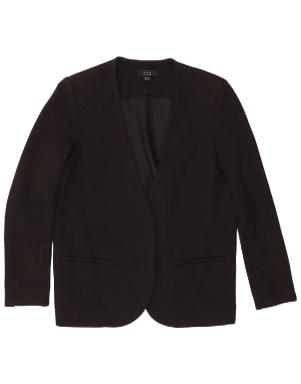 Cos Womens Open Blazer Jacket EU 34 XS Black Viscose
