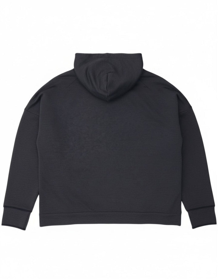 Adidas Mens Zip Hoodie Sweater 2XL Navy Blue Polyester